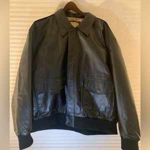 2XL Black Leather Jacket